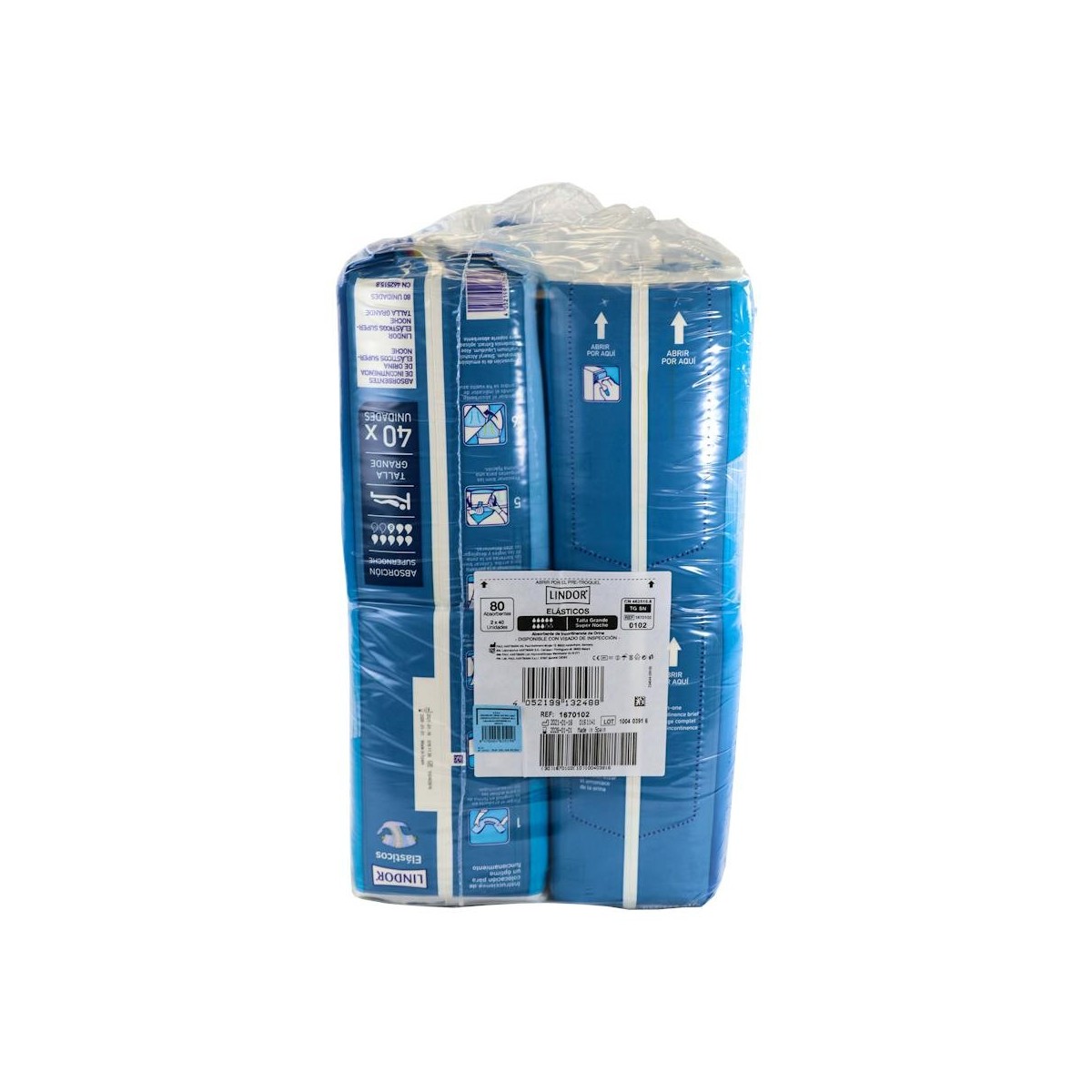 Pañal Inco Lindor Ela S-Noc Gd 80U