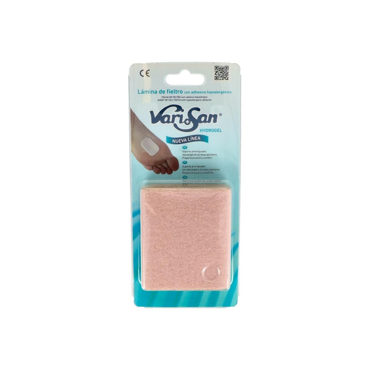 Lamina Varisan Fieltro Adh Hydrogel 9,5X50 Cm 1 U