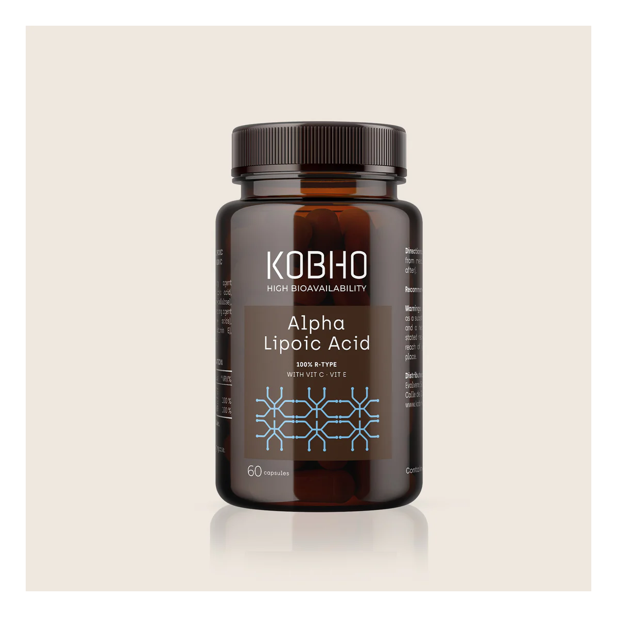 Kobho Labs Ácido Alfa‑Lipoico 60 cápsulas