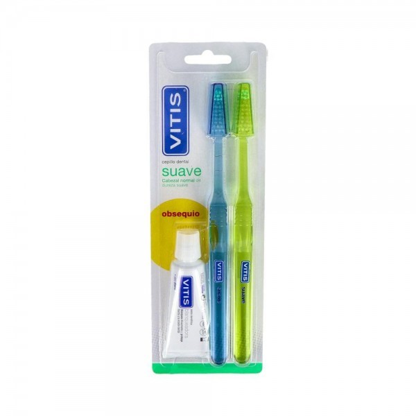 Vitis Cepillo Dental Duplo Suave 2 U
