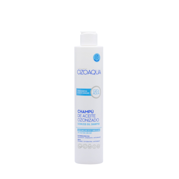 Ozoaqua Champú de Aceite Ozonizado Cuero Cabelludo Seco y Cabello Largo 250ml