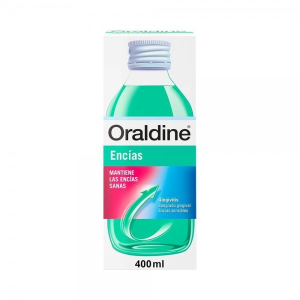 Oraldine Encías, Colutorio de Uso Diario Anti-Gingivitis, Protección de Encías Sensibles o Sangrantes, 400 ml
