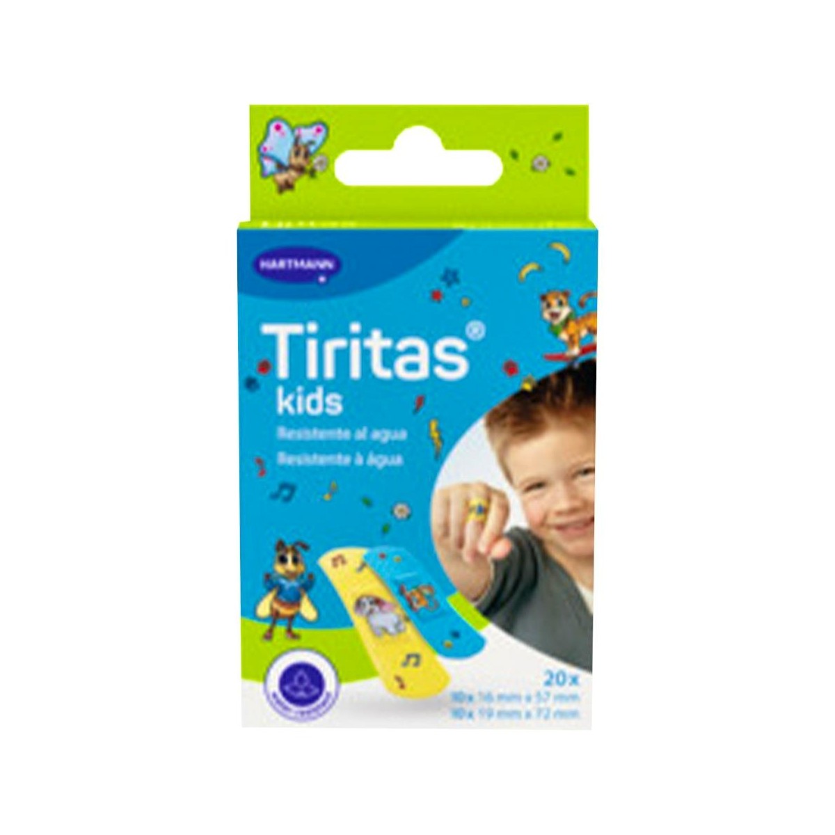 Tiritas Kids 20u surtido 2 tamaños 20 uds