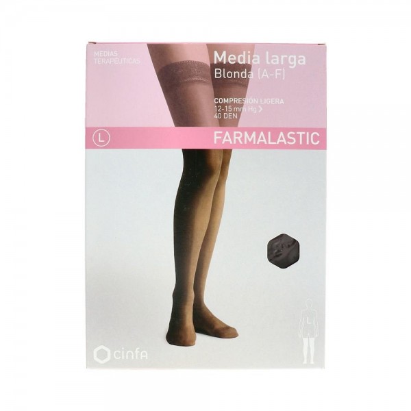 Media Farmal Lar Lig-40 C/Punt Blonda Capuch T/M 22-23 Cm...