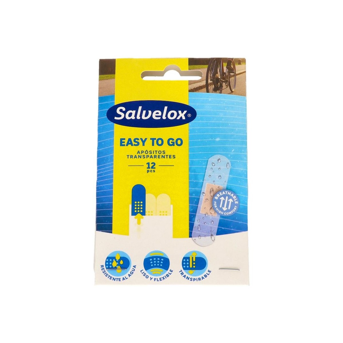 Tiritas Salvelox Easy To Go Transp 12 U