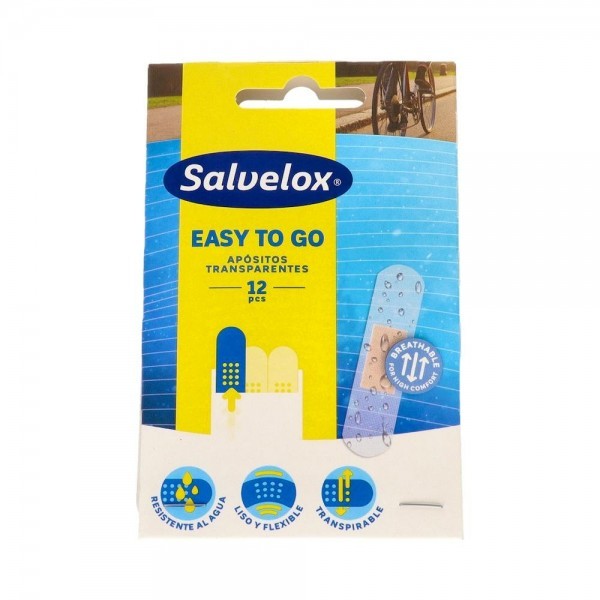 Tiritas Salvelox Easy To Go Transp 12 U