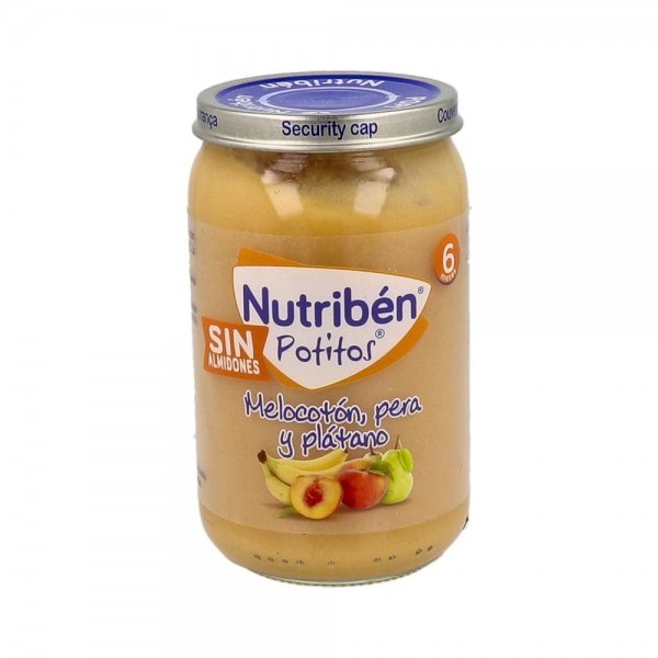 Nutriben Potito Melocoton Pera Platano 235 G +6 M