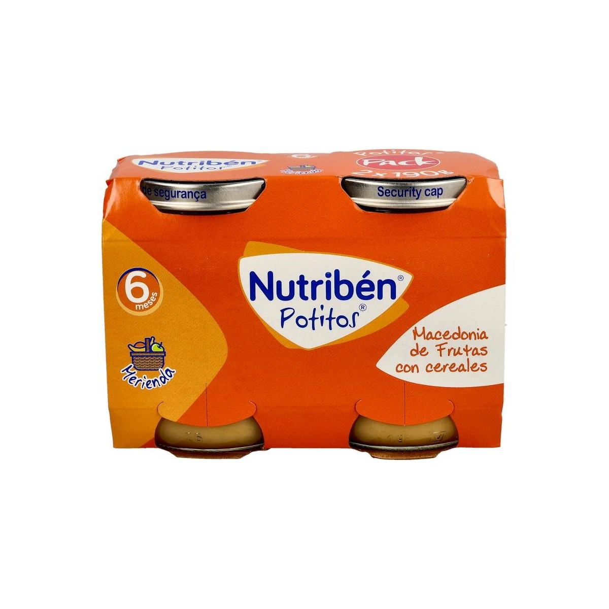 Nutriben Potito Macedonia Fruta Cereales 2X190...