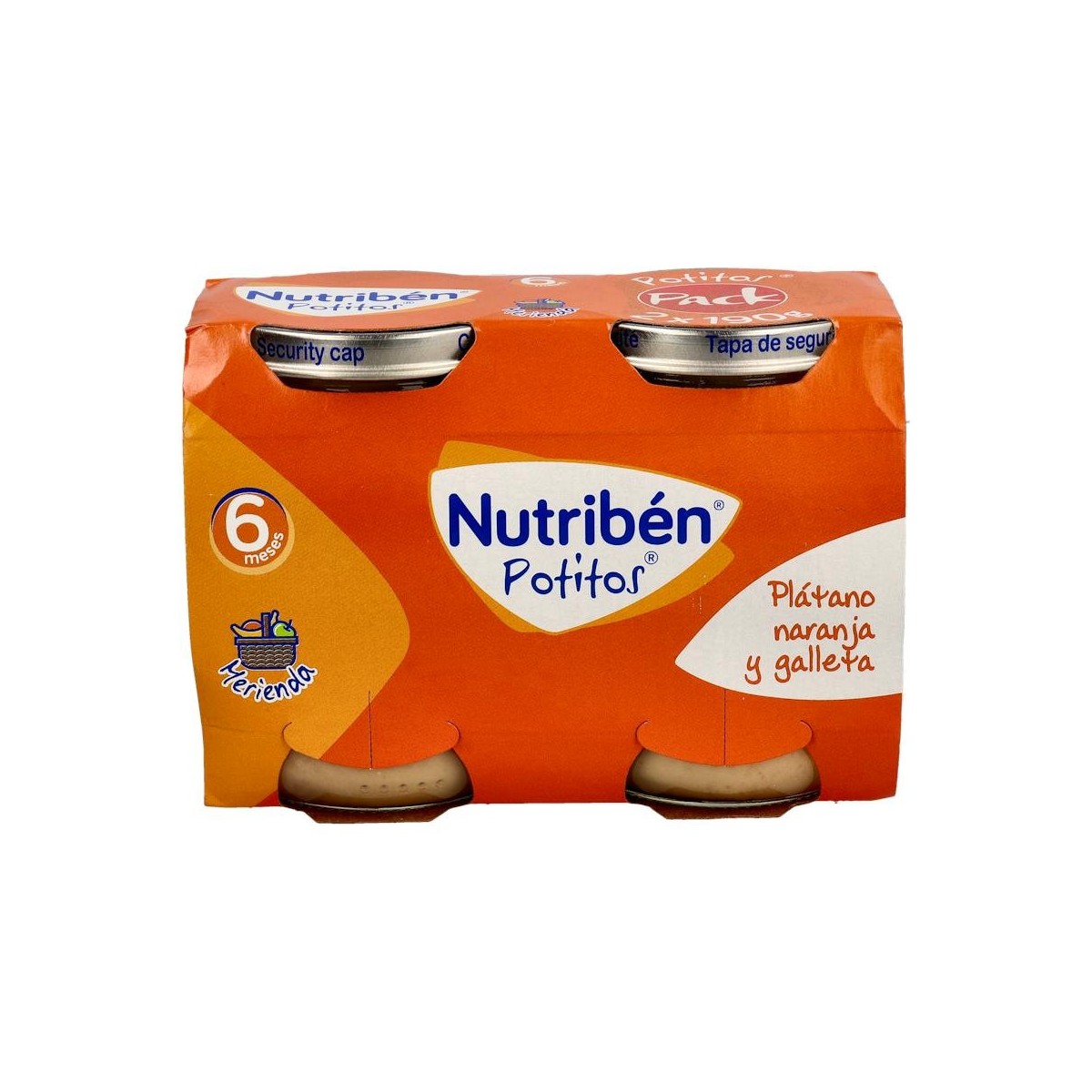 Nutriben Potito Merienda Platano Naranja...