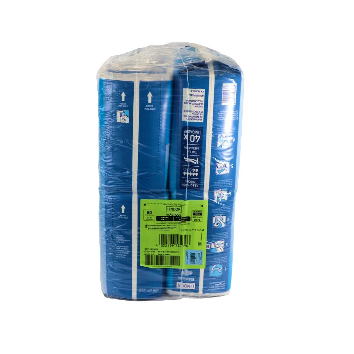 Pañal Inco Lindor Ela Noche Md 80U.