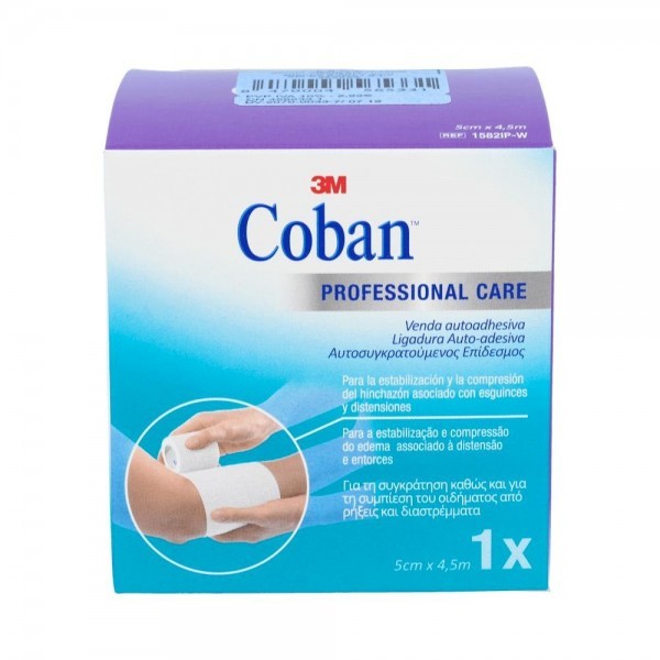 Venda Coban Elast Cohesiva Blc 4,5Mx 5Cm