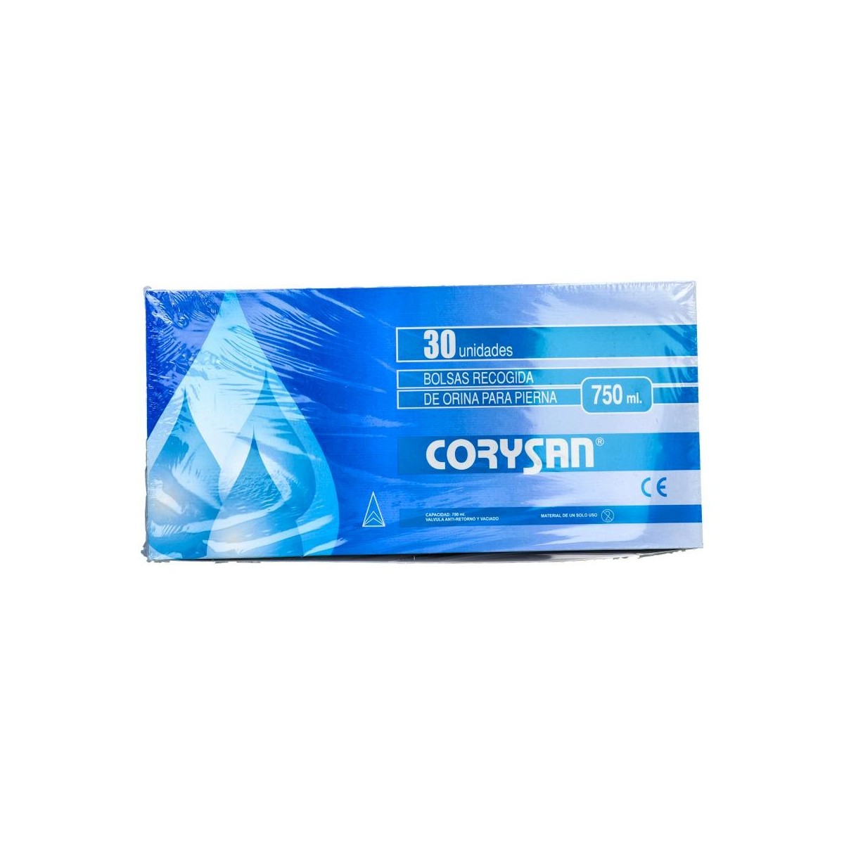 Bolsa Orina Pierna Corysan 750 V/Ar V/Vac 30U