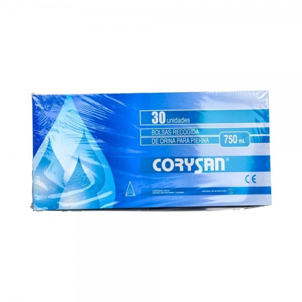 Bolsa Orina Pierna Corysan 750 V/Ar V/Vac 30U