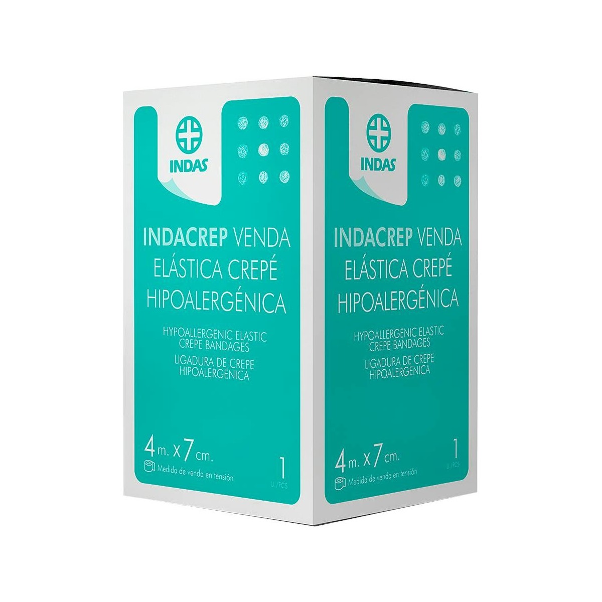 Indacrep Venda Elástica Crepé 4 M X 7 Cm.