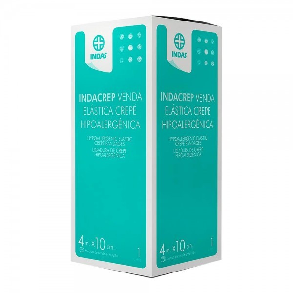 Indacrep Venda Elástica Crepé 4 M X 10 Cm.