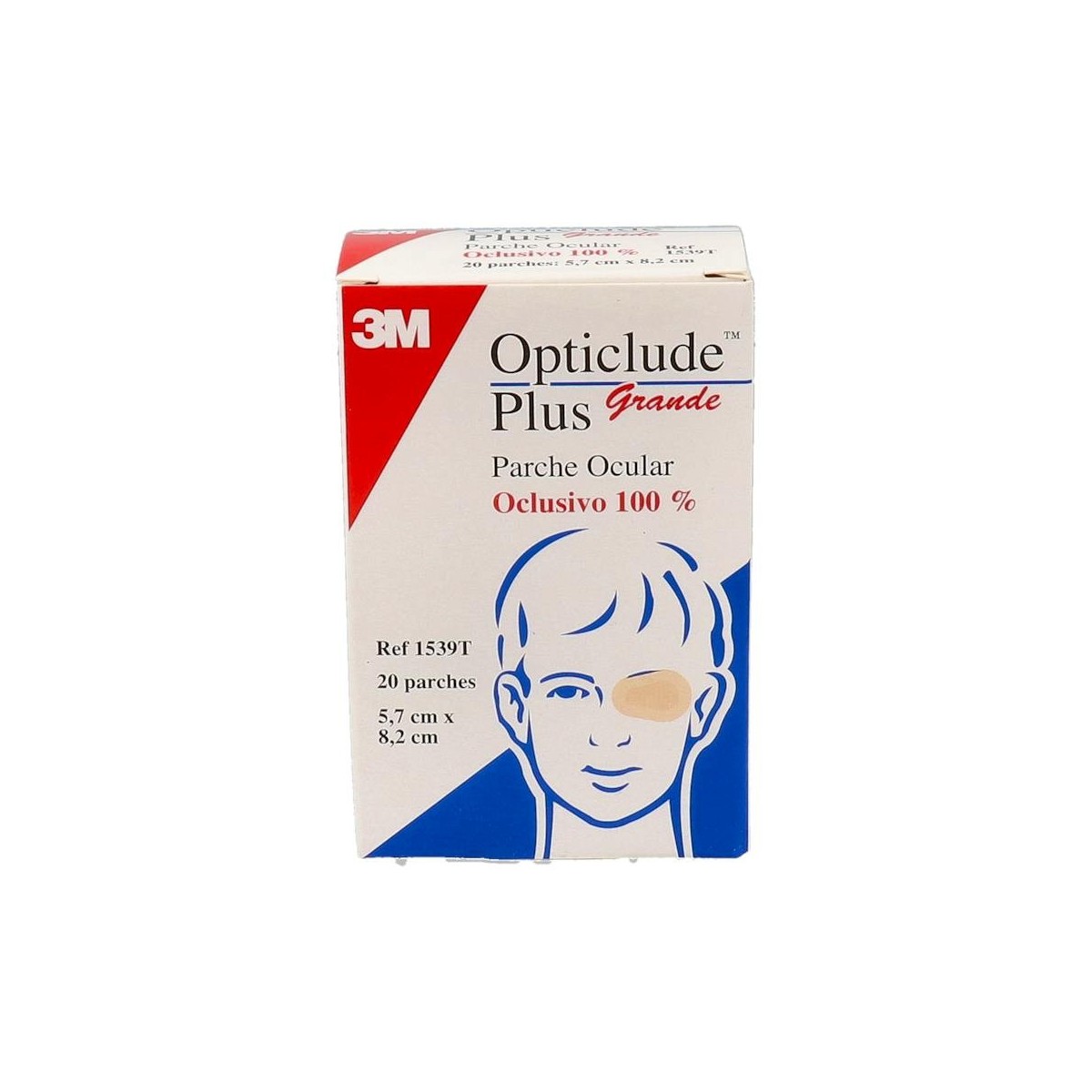 Parche Opticlude-P Ocu G 20U 1539T