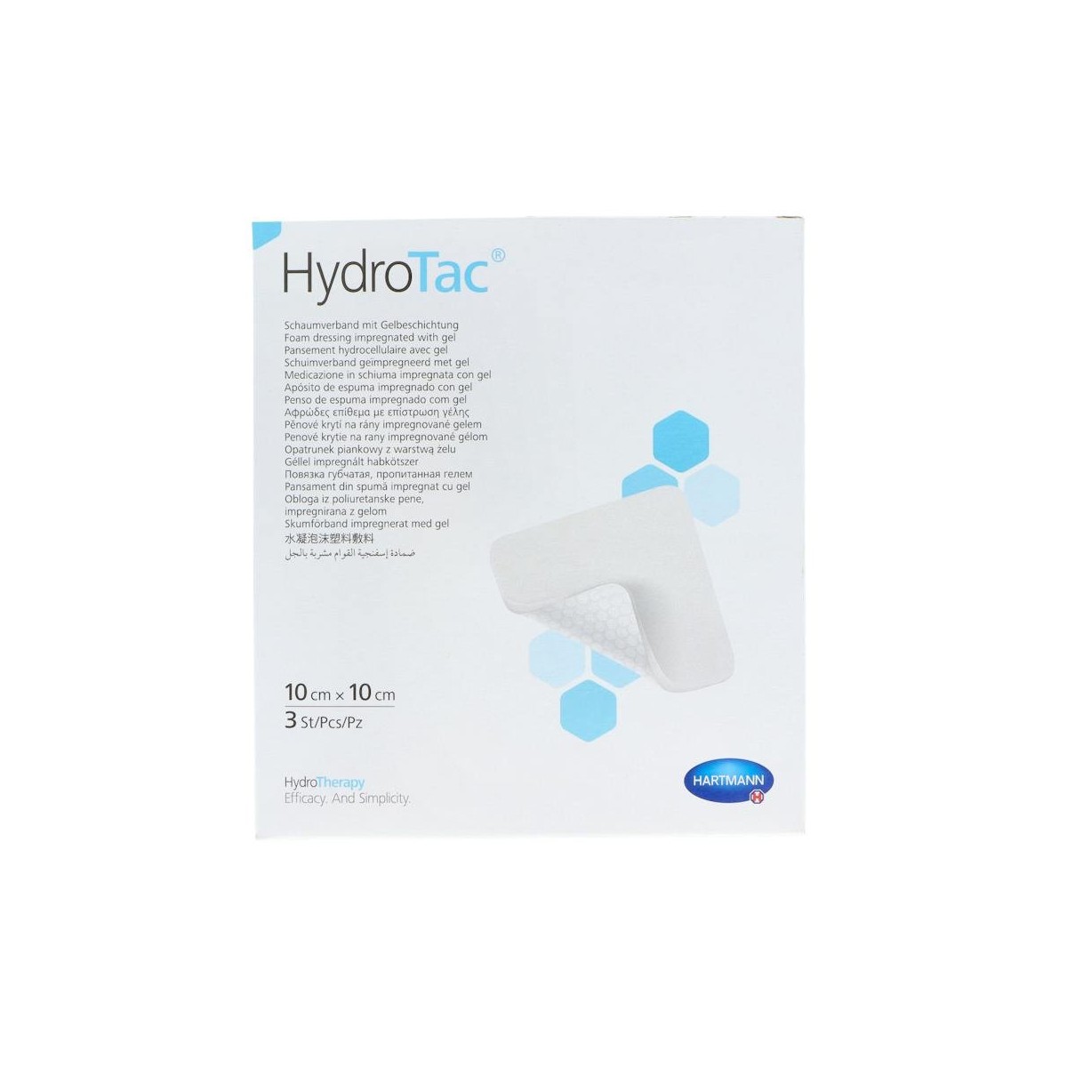 Hydrotac Aposit Ester 10X10Cm 3U Sin Borde