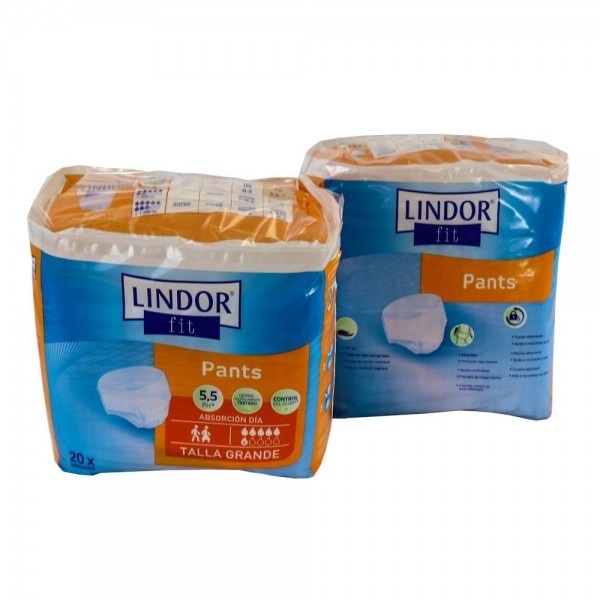 Pañal Inco Lindor Fit Pants Dia Grande 80 U