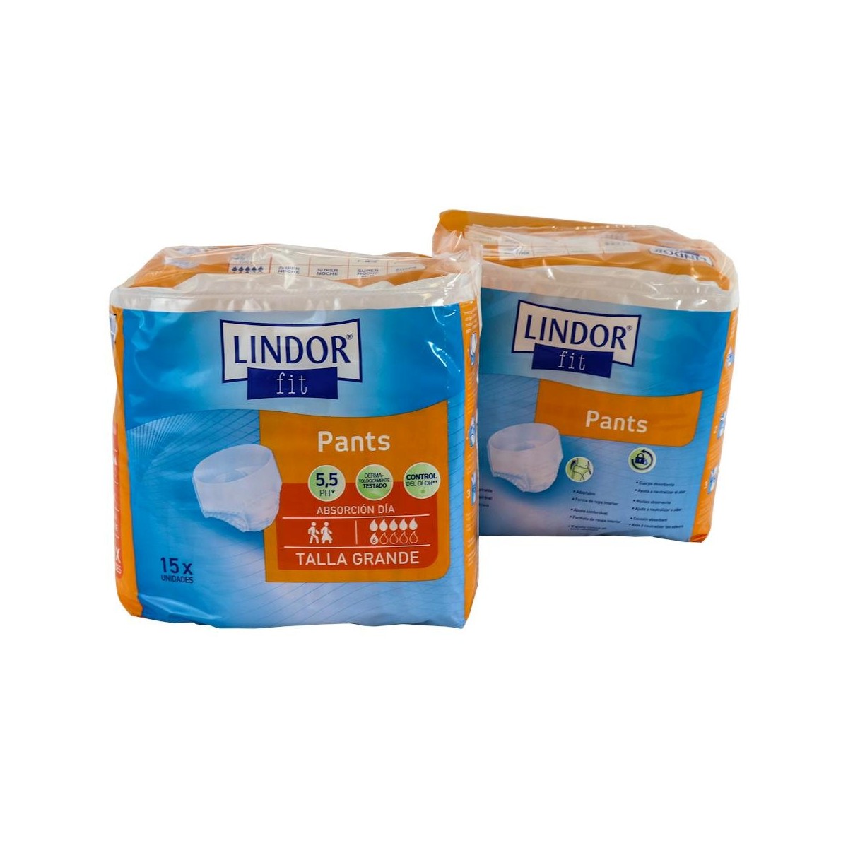 Pañal Inco Lindor Fit Pants Gde Dia 60 U