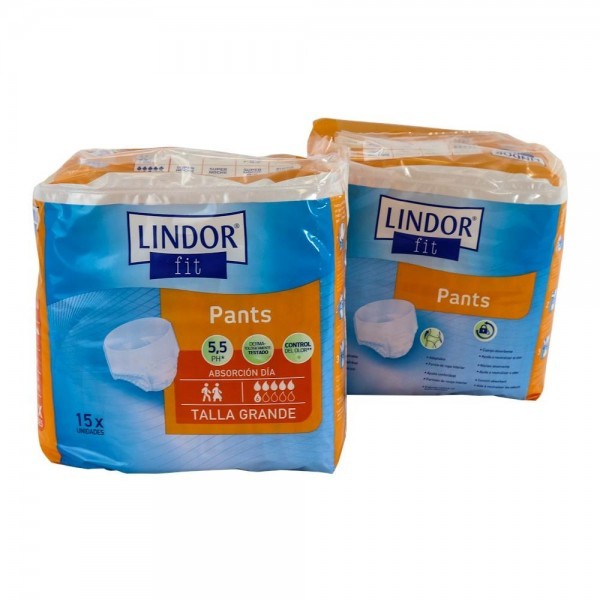 Pañal Inco Lindor Fit Pants Gde Dia 60 U