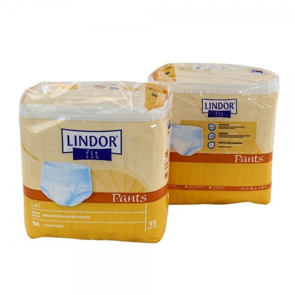 Pañal Inco Lindor Fit Pants Med S Noche 60 U