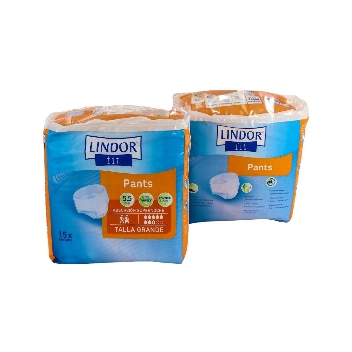 Pañal Inco Lindor Fit Pants Gde S Noche 60 U