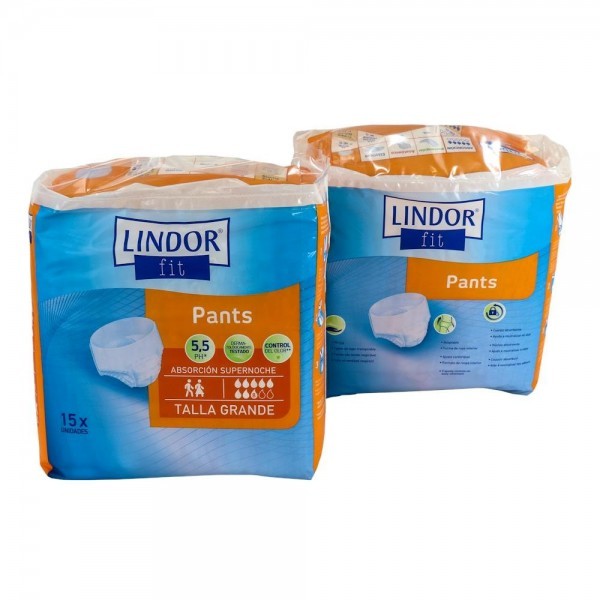 Pañal Inco Lindor Fit Pants Gde S Noche 60 U