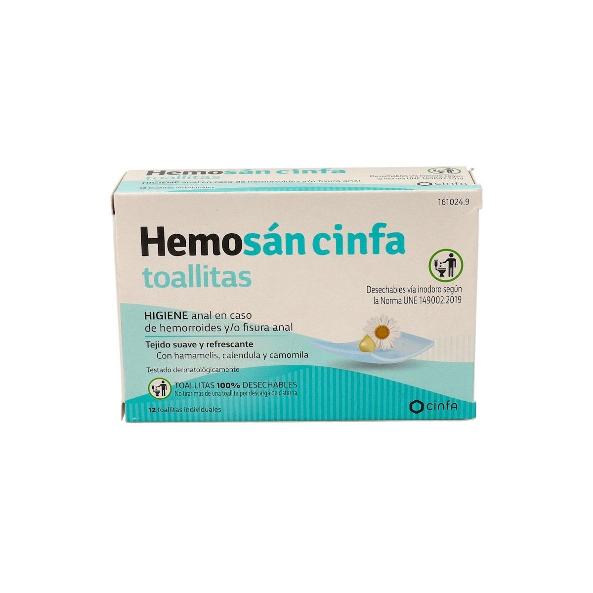 Hemosan Cinfa 12 Toallitas