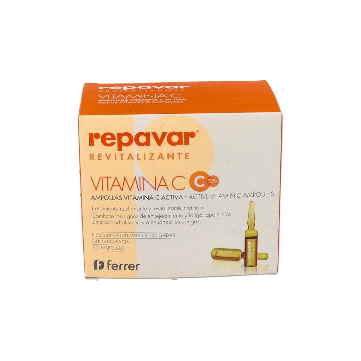 Repavar Vitamina C Activa 20 Amp