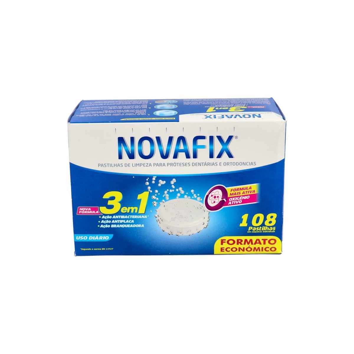 Novafix Tabl Antibacterianas 108 Un