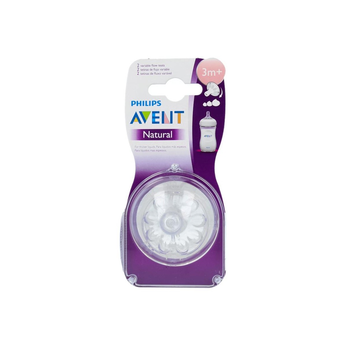 Tetina Avent Natural Flujo Variable Sfc 045/27 2Un