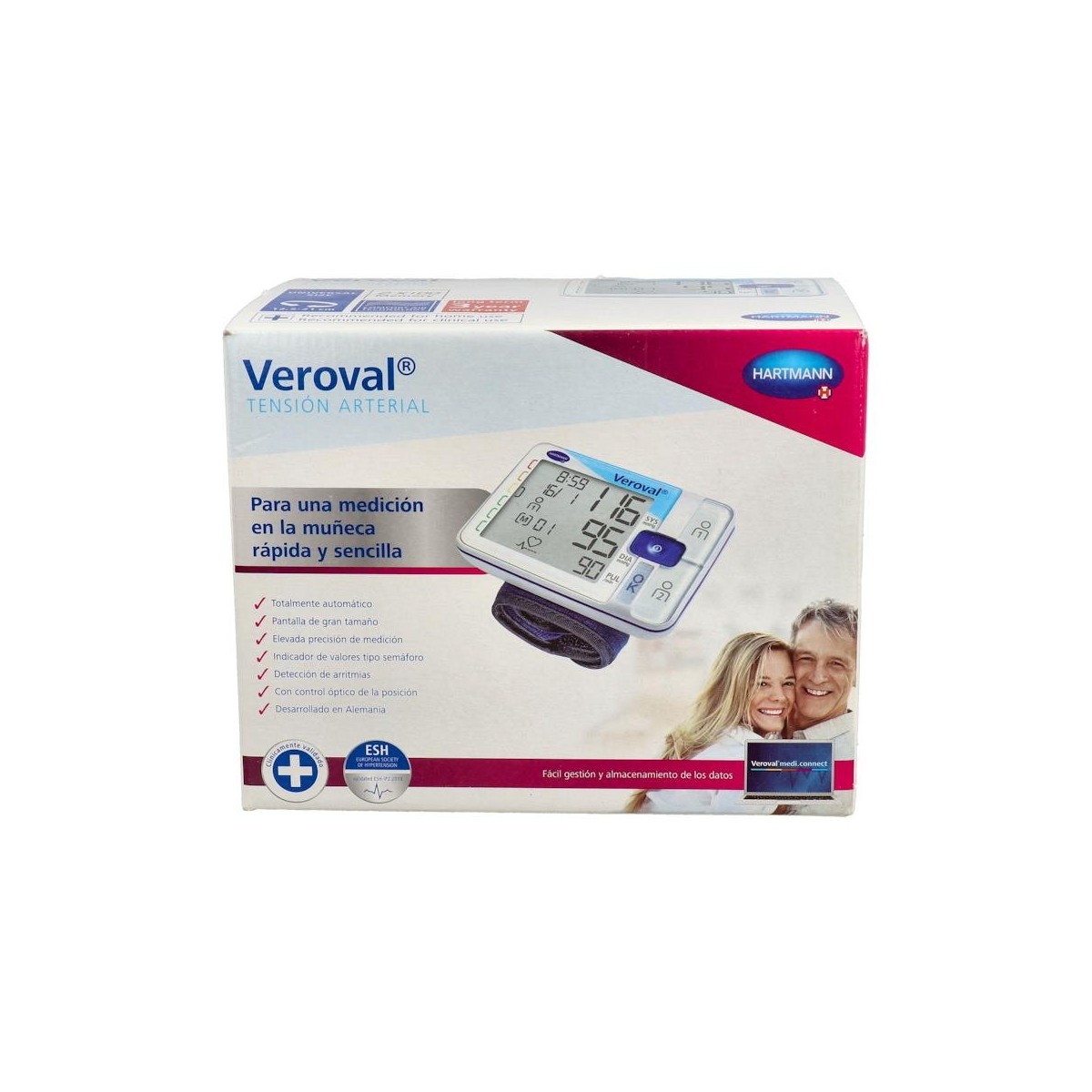 Aparato Tensiometro Dig Veroval Muñeca