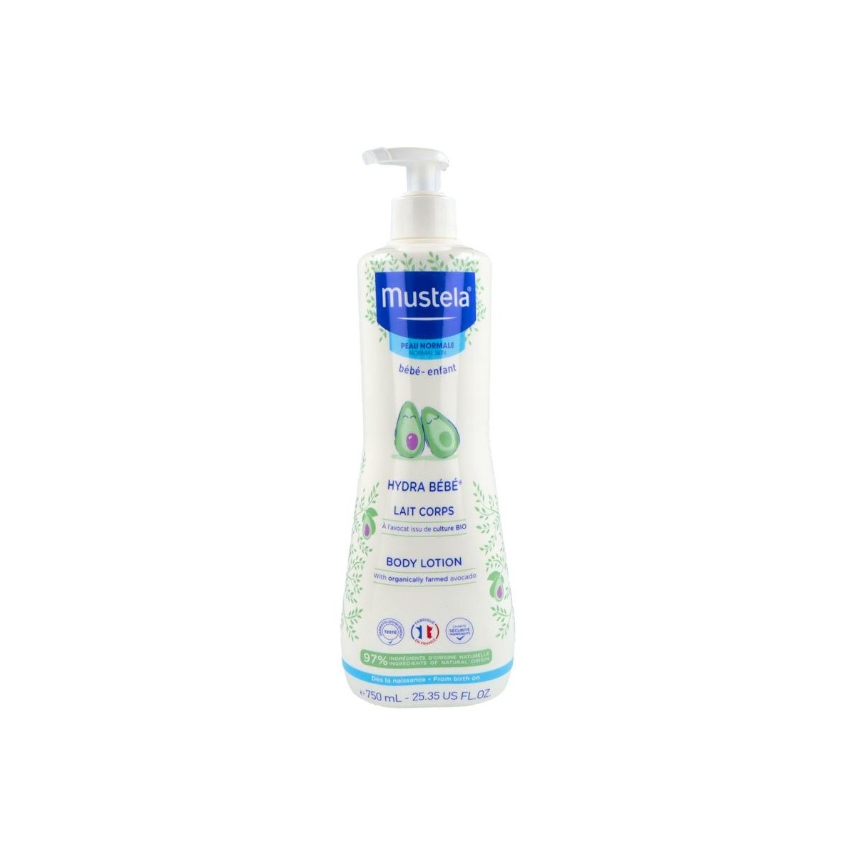 Mustela Hydra Bebe Cuerpo 750 Ml