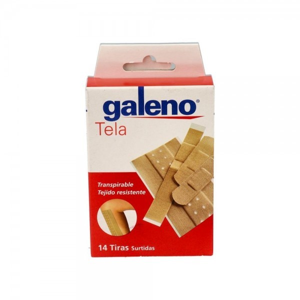 Tiritas Galeno Tela Surtidas 14 U 4 Tam