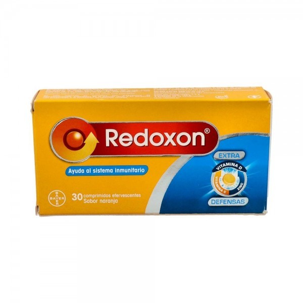 Redoxon Extra Defensas Vit C + Zinc 30 Comp Eferv Naranja