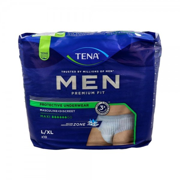 PaÃ±al Tena Men Protect Under (Calzoncillo) T/L Level 4 10 U 6 Gotas