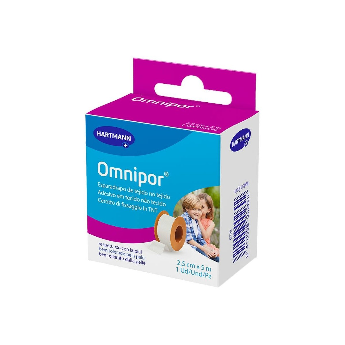 Omnipor 2,5cmx5m 1 ud