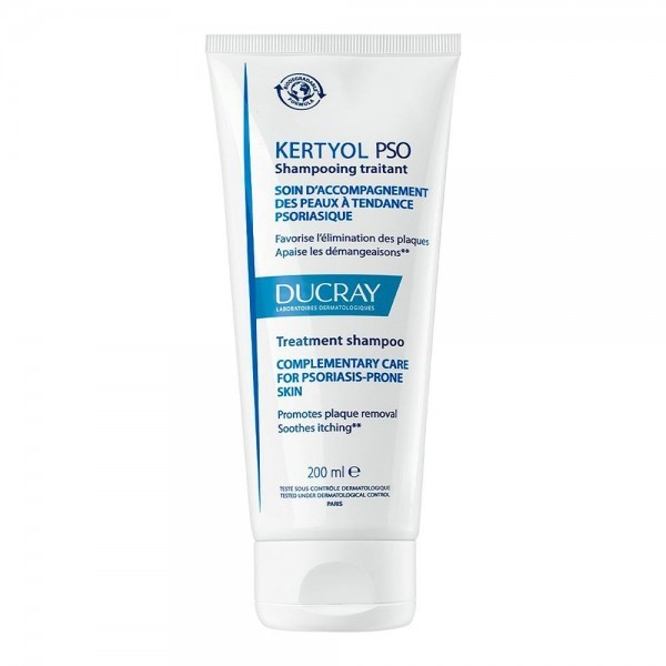 Ducray Kertyol PSO Champú tratante reequilibrante antipicor cuero cabelludo propenso a psoriasis 200ml