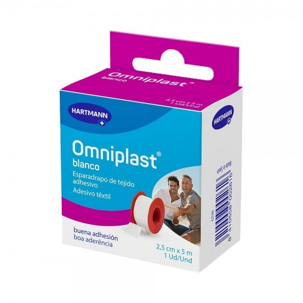 Omniplast blanco 2,5cmx5m 1 ud