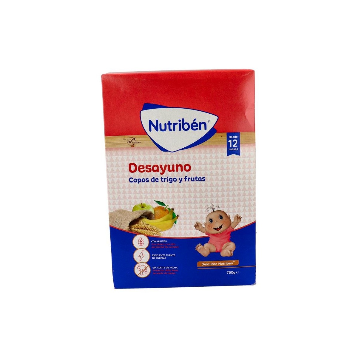 Nutriben Desayuno Copos Trigo Frutas 750 G