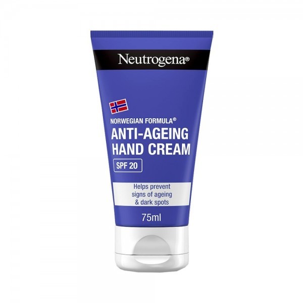 Neutrogena Fórmula Noruega Crema de Manos Antiedad, Elasticidad Intensa SPF 20, 75 ml