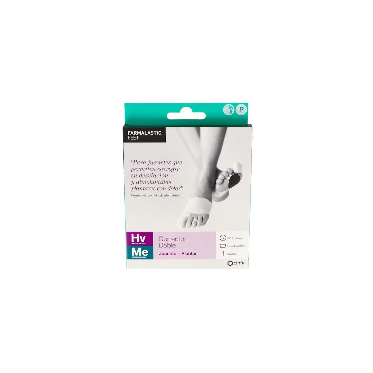 Corrector Farmalastic Doble P Dcho Tp