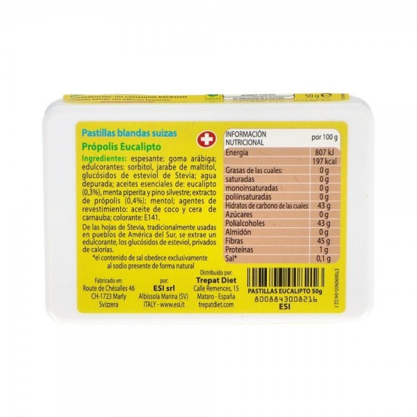 Trepat Diet Propolaid Pastilla Blanda Eucalipto 50 G