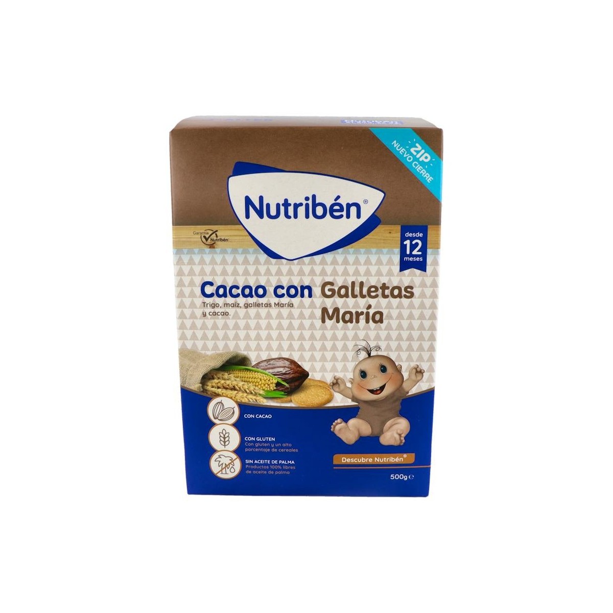Nutriben Cacao Galletas Maria Papilla 500 G