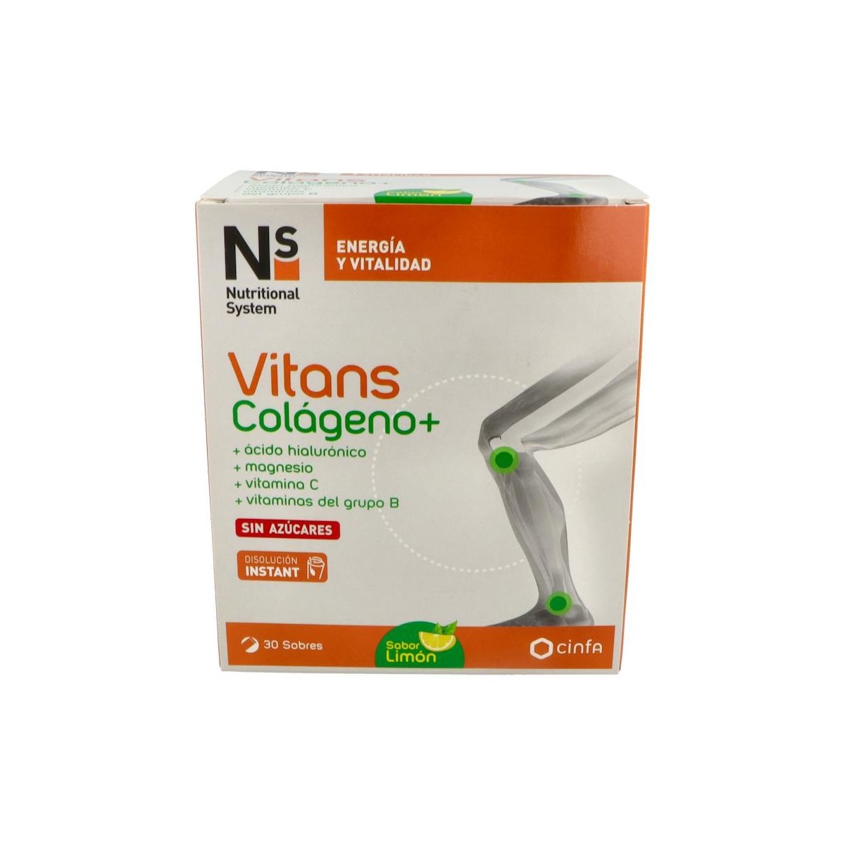 Ns Vitans Colageno+ Limon 30 Sobres