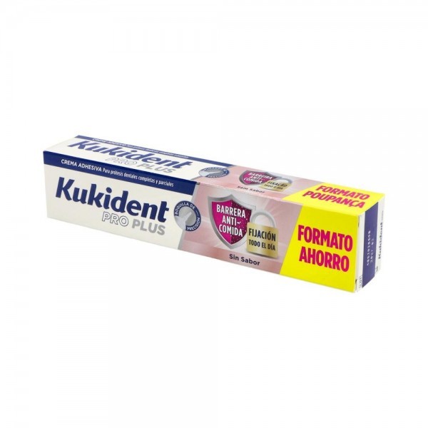 Kukident Pro Plus Barrera Anticomida Sin Sabor 57G