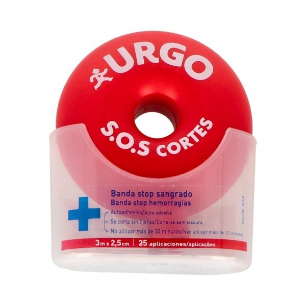 Urgo Sos Cortes Banda 3X2.5