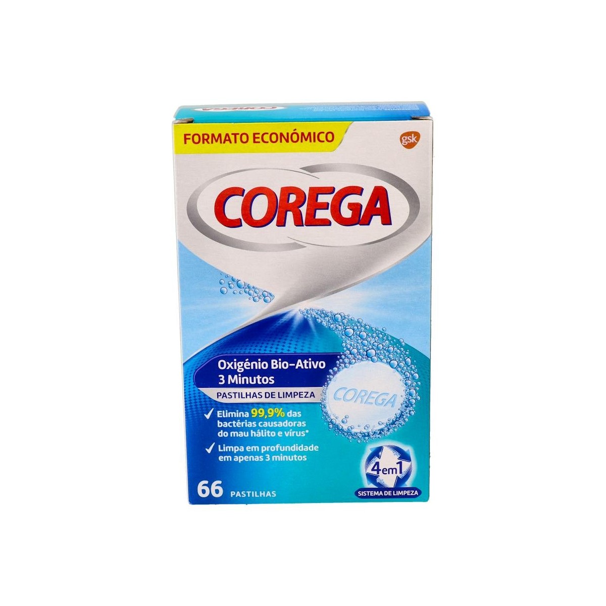 Corega Oxigeno Bio-Activo 66 Tabs