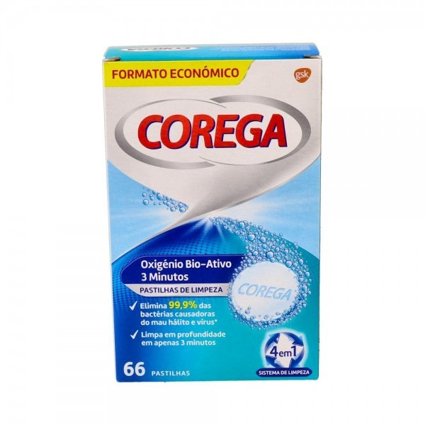 Corega Oxigeno Bio-Activo 66 Tabs