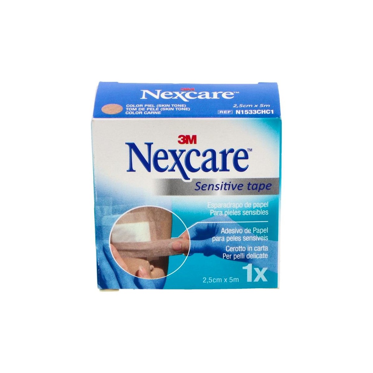 Esparadrapo Nexcare Papel Piel 5X2,5Cm
